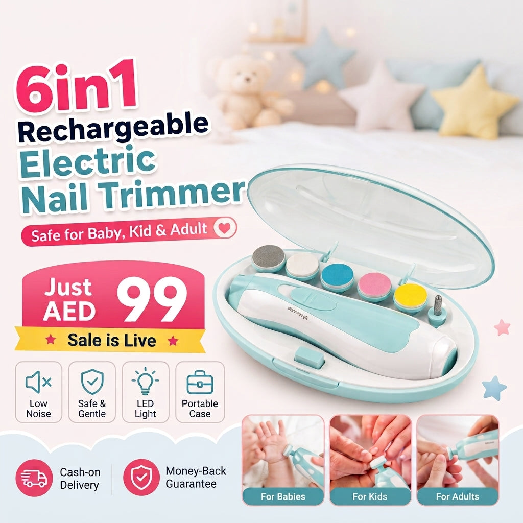 Electric Nail Kit – Gentle Safe Baby Nail Trimmer
