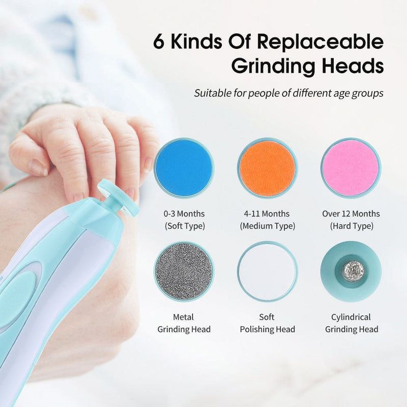 Electric Nail Kit – Gentle Safe Baby Nail Trimmer